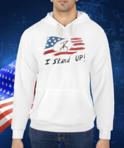 Rjo Stand I Stand Up American Flag Shirt