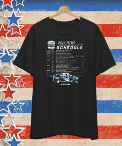 2025 NTT INDYCAR Series Schedule T-Shirt