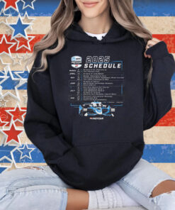 2025 NTT INDYCAR Series Schedule T-Shirt
