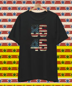8646 American Flag Anti Joe Biden T-Shirt