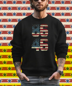 8646 American Flag Anti Joe Biden T-Shirt