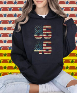 8646 American Flag Anti Joe Biden T-Shirt