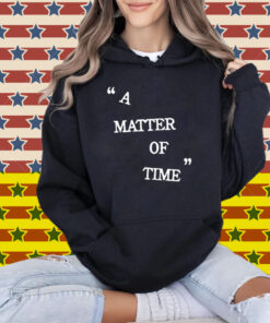 A Matter Of Time Black T-Shirt
