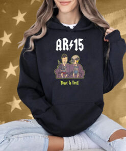 Alex Rosen Beavis And Butthead Ar 15 Shoot To Thrill T-Shirt