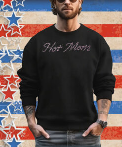 Hot Mom Rhinestones T-Shirt