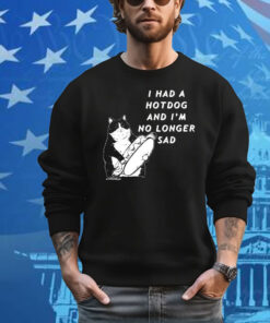 I Had A Hotdog And I’m No Longer Sad Cat T-Shirt