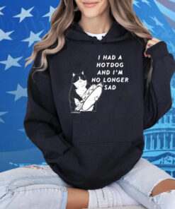 I Had A Hotdog And I’m No Longer Sad Cat T-Shirt