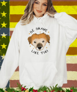 Muddy Pawsrescue X Simon Sits Be Brave Like Tiki T-Shirt