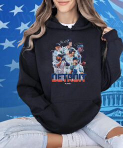 Official Detroit Tigers Baseball Players Signatures Series 2025 T-Shirt