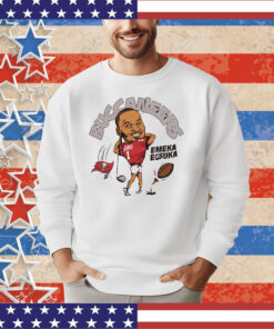 Official Tampa Bay Buccaneers NFL Football Emeka Egbuka Caricature 2025 T-Shirt