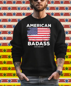 Tom Macdonald American Badass Hang Over Gang Flag T-Shirt