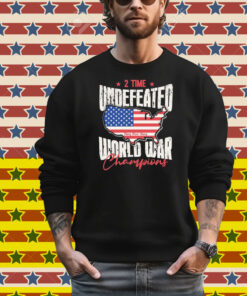Tom Macdonald Undefeated World War Champions 2 Time Hang Over Gang American Map T-Shirt