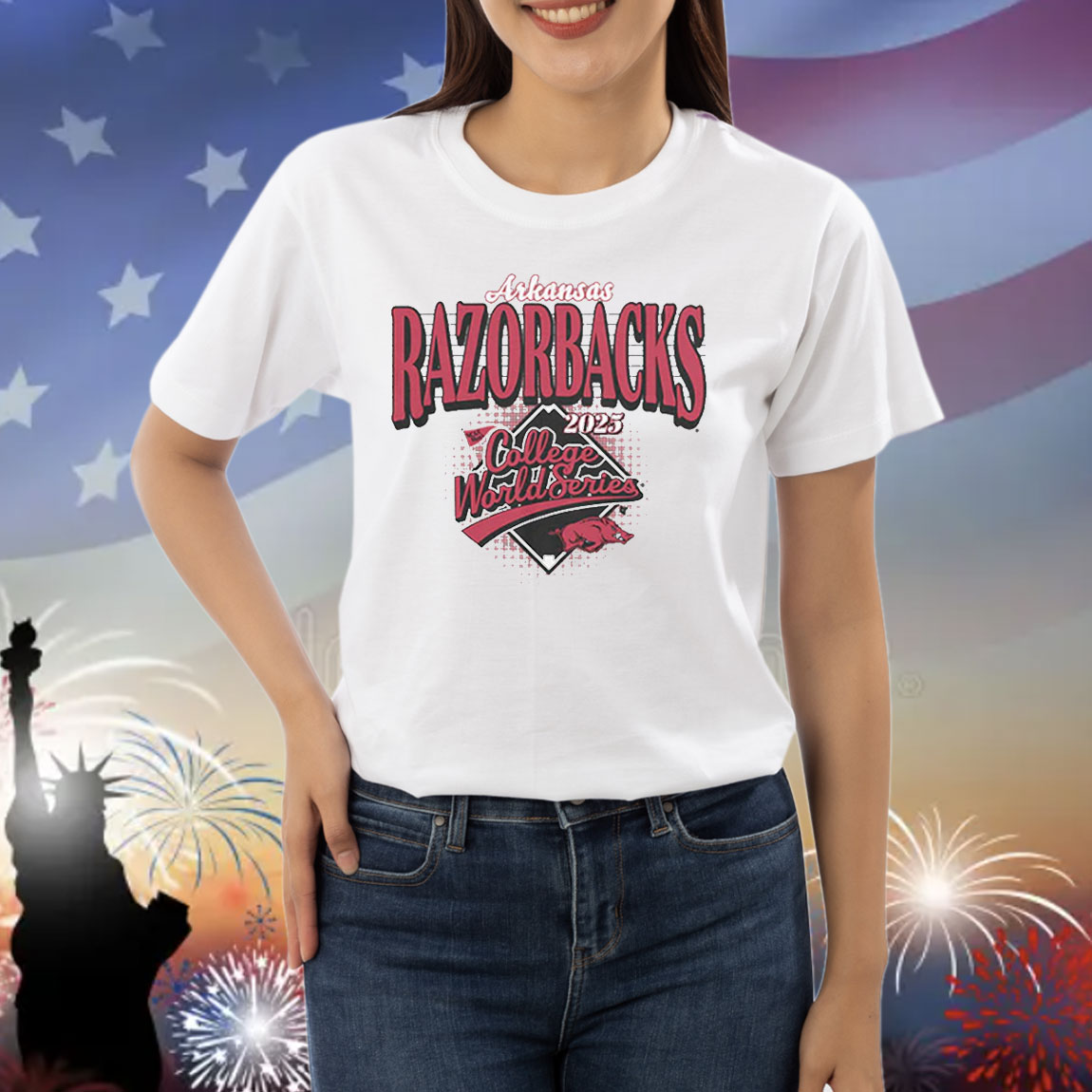 Arkansas Baseball 2025 College World Series Shirt