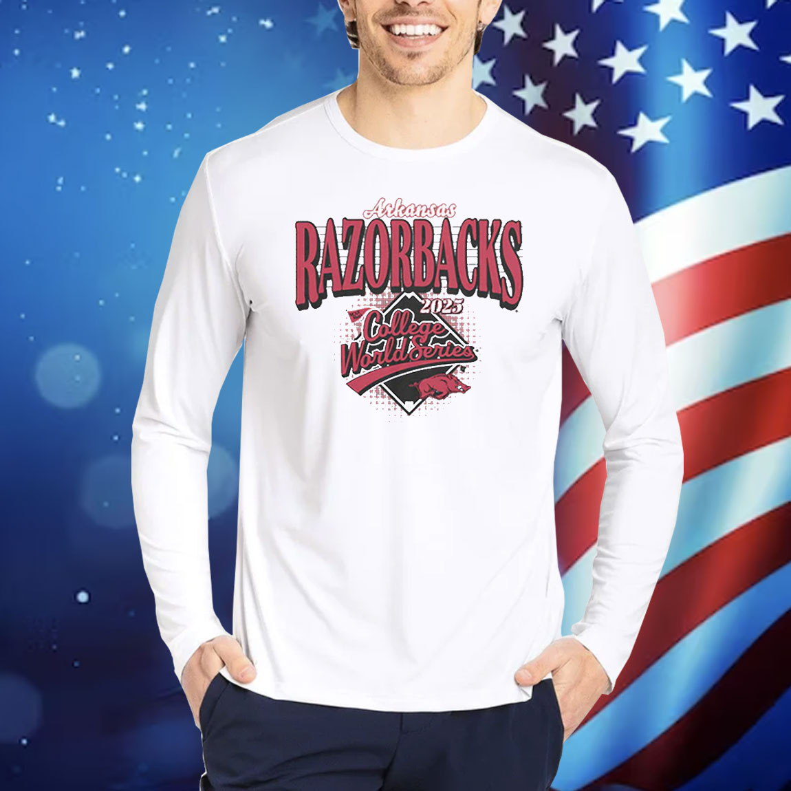 Arkansas Baseball 2025 College World Series Shirt