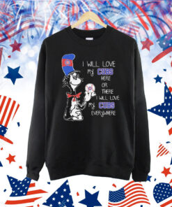 Dr Seuss Book I Will Love My Cubs Here Or There I Will Love My Chicago Cubs Everywhere Shirt