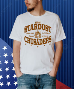 Hoshis Stardust Crusaders 1988 1989 Japan In 50 Days To Egypt Shirt