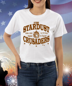 Hoshis Stardust Crusaders 1988 1989 Japan In 50 Days To Egypt Shirt