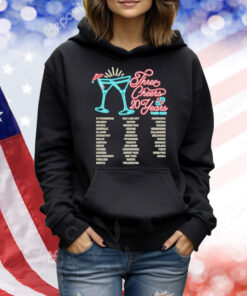 Mayday Parade Three Cheers 20 Years Tour 2025 Dates Neon Shirt