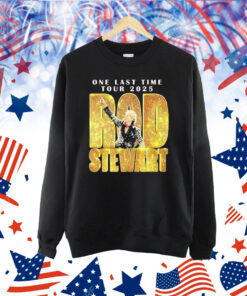 Official Rod Stewart One Last Time Tour 2025 Shirt