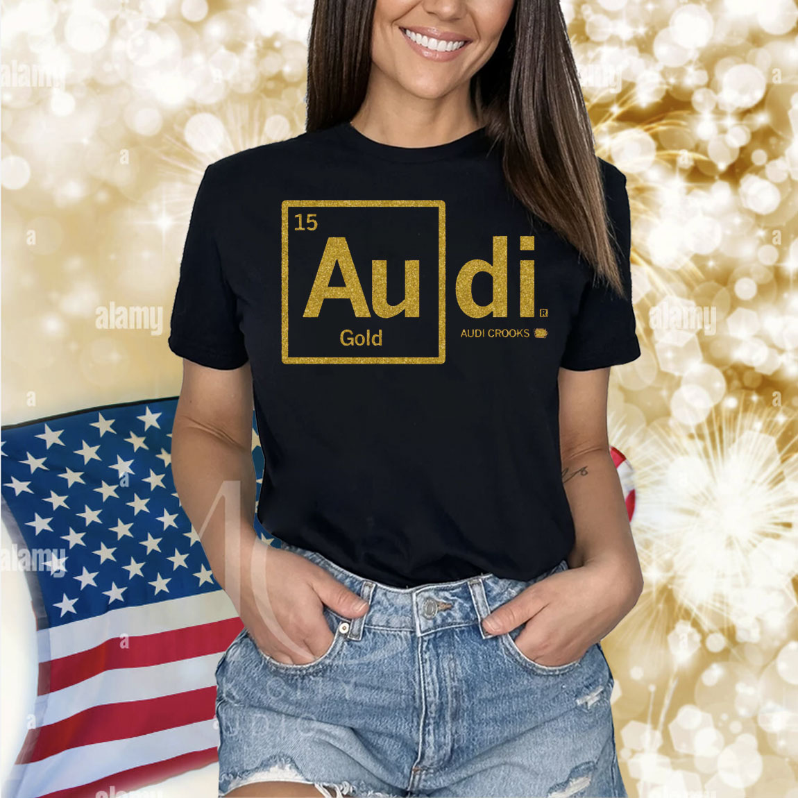 Audi Crooks Gold Shirt