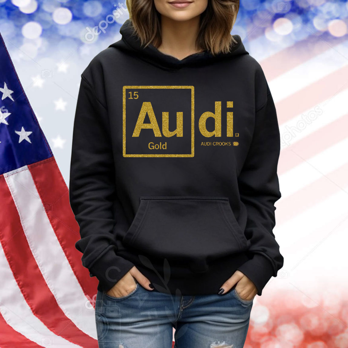 Audi Crooks Gold Shirt