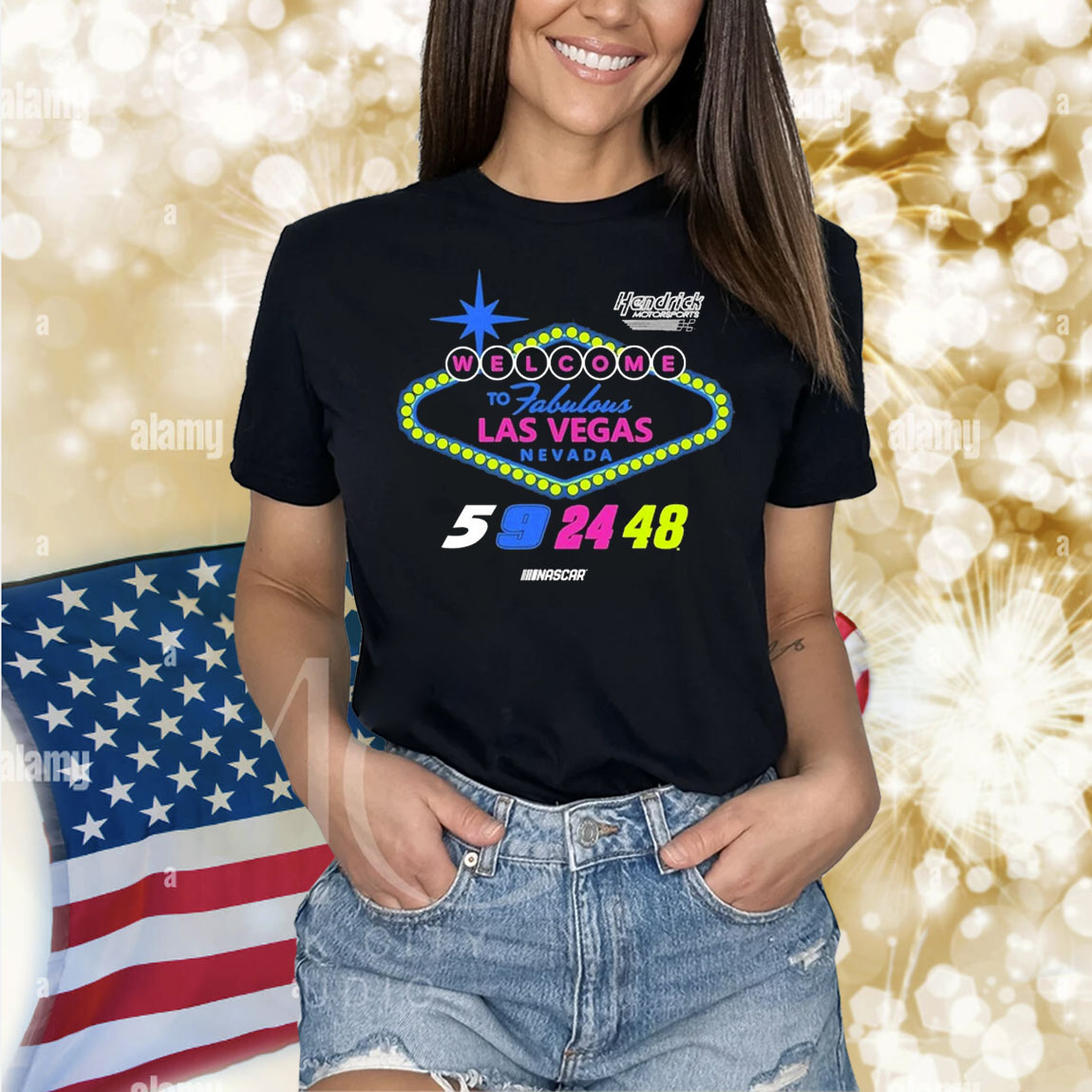 Welcome To Fabulous Las Vegas Nevada Hendrick Motorsports Nascar Shirt