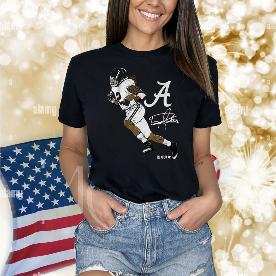 Alabama Football Derrick Henry Superstar Pose Shirt