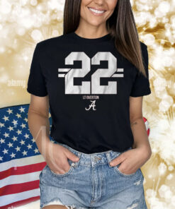 Alabama Football LT Overton 22 Stripe Shirt