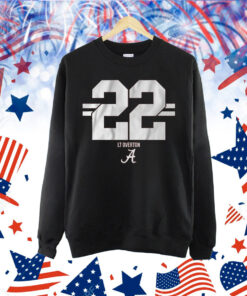 Alabama Football LT Overton 22 Stripe Shirt