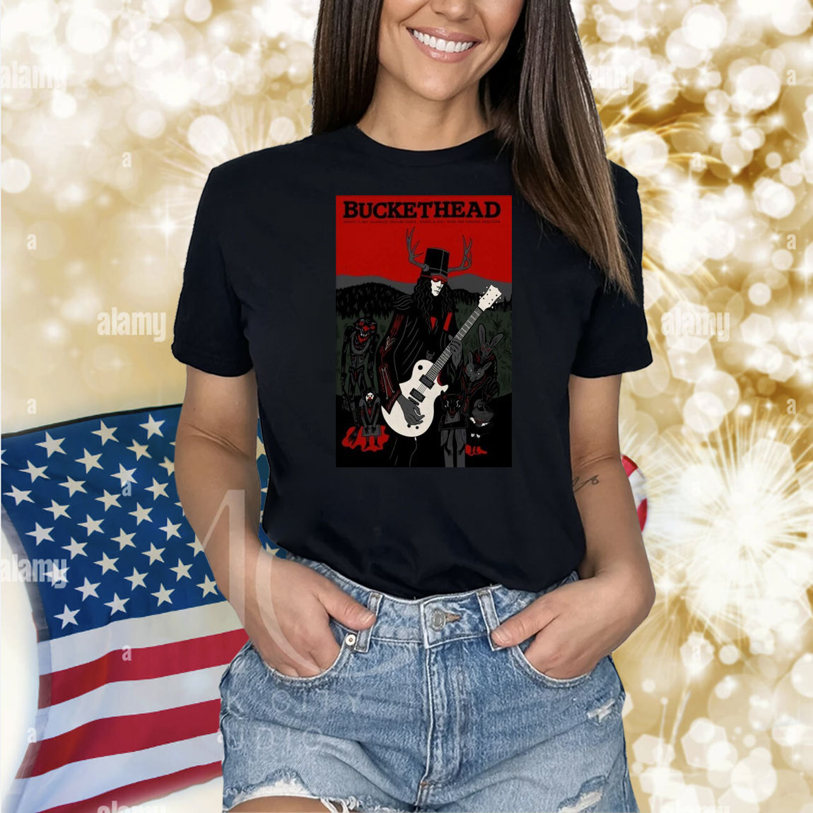 Buckethead Aug 15 Eugene, Oregon, Aug 16 Roseland Theater, Portland 2025 Shirt