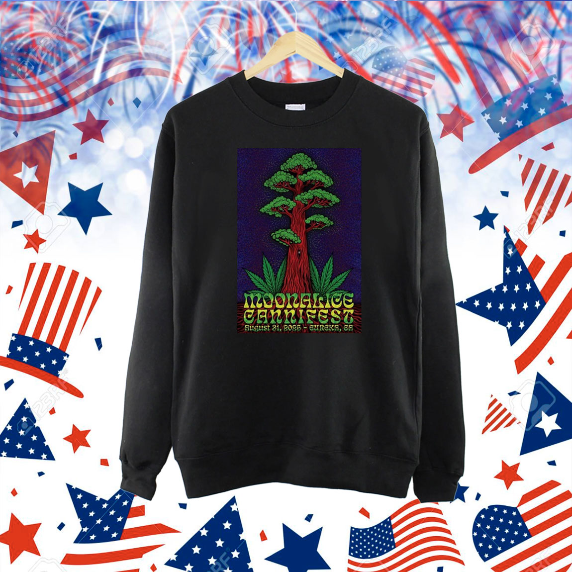 Moonalice At Cannifest On Aug 31 2025 Tree Shirt