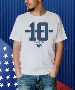 Penn State Football Nicholas Singleton Name Number Stripe Shirt
