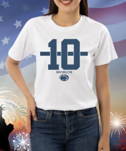 Penn State Football Nicholas Singleton Name Number Stripe Shirt