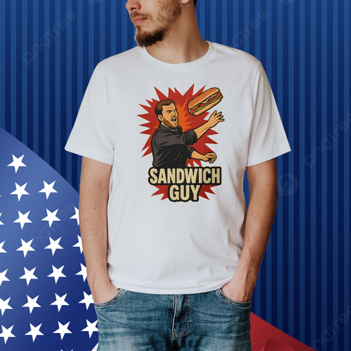 Sandwich Guy I Threw A Sandwich Shirt