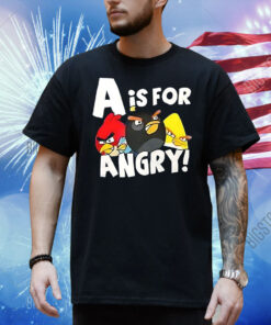 Shaq wearing a is for Angry Bird Shirt