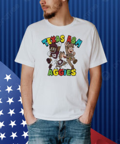Texas A&M Aggies Character Trio Super Mario Shirt