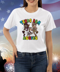 Texas A&M Aggies Character Trio Super Mario Shirt
