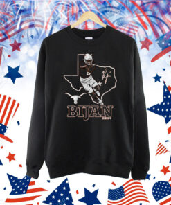 Texas Football Bijan Robinson State Outline Shirt