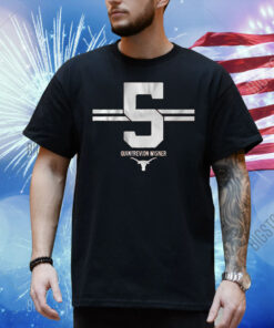 Texas Football Quintrevion Wisner 5 Stripe Shirt