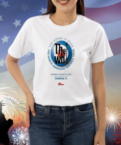 The Who American Farewell Tour The Song Is Over Aug 23 2025 Atlantic City Shirt