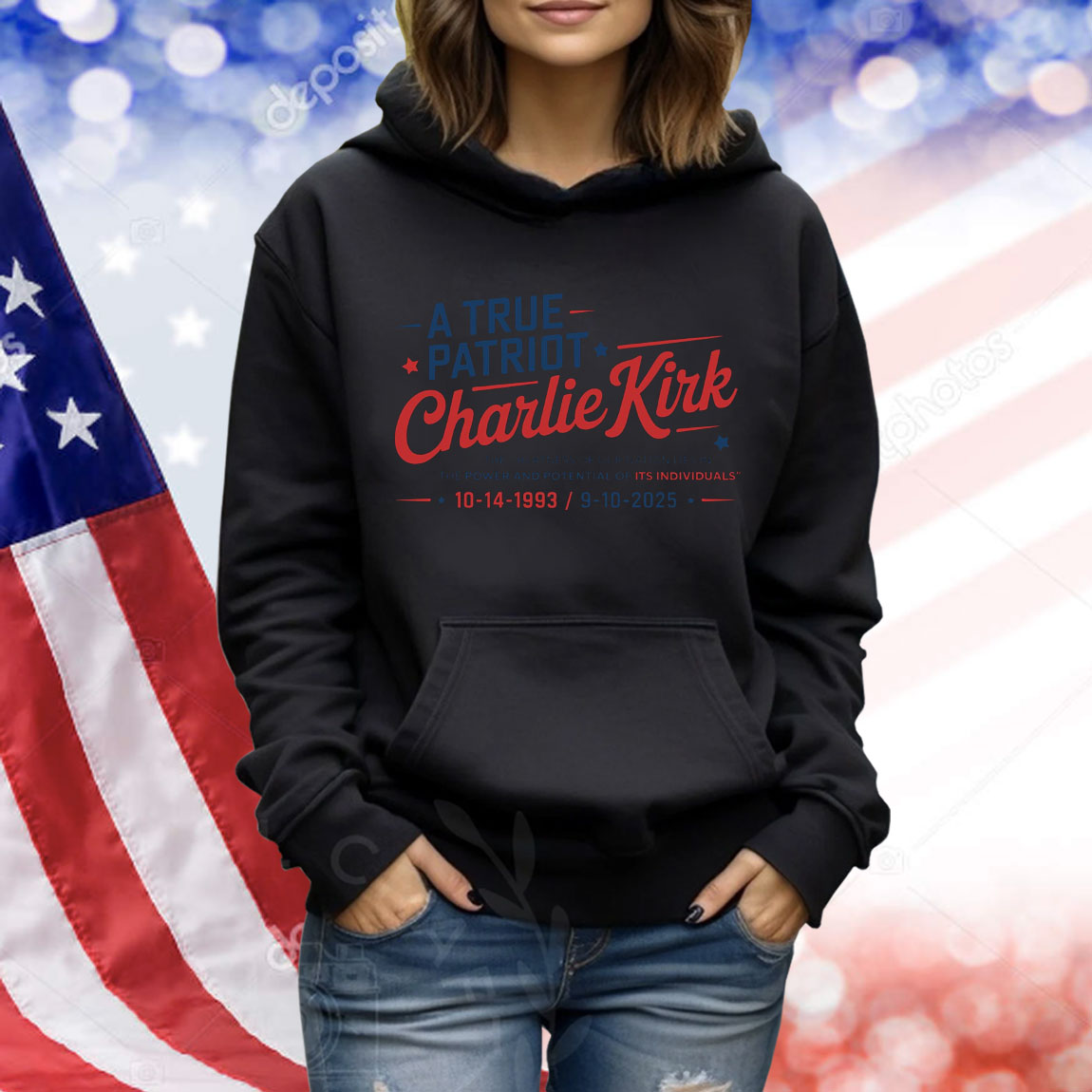 A True Patriot Charlie Kirk Shirt